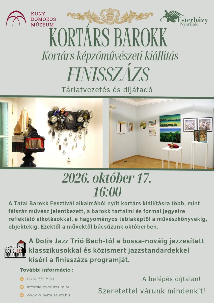 Kortárs Barokk – Finisszázs — Esterházy Nyárilak, Tata
