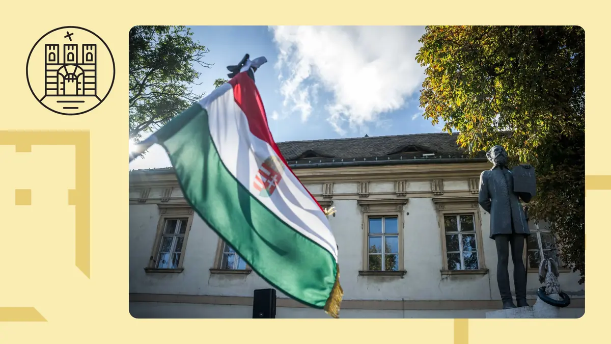 Az aradi vértanúk emléknapja – Megemlékezés és koszorúzás · virág benedek ház, Budapest