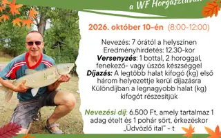 Évadzáró horgászverseny a WF Horgásztaván