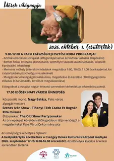 Idősek világnapja – 2026. október 1.