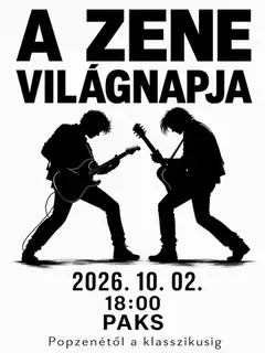 A zene világnapja – 2026. október 2. 18:00
