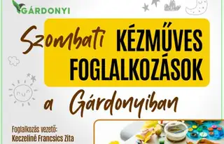 Szombati kézműves foglalkozás