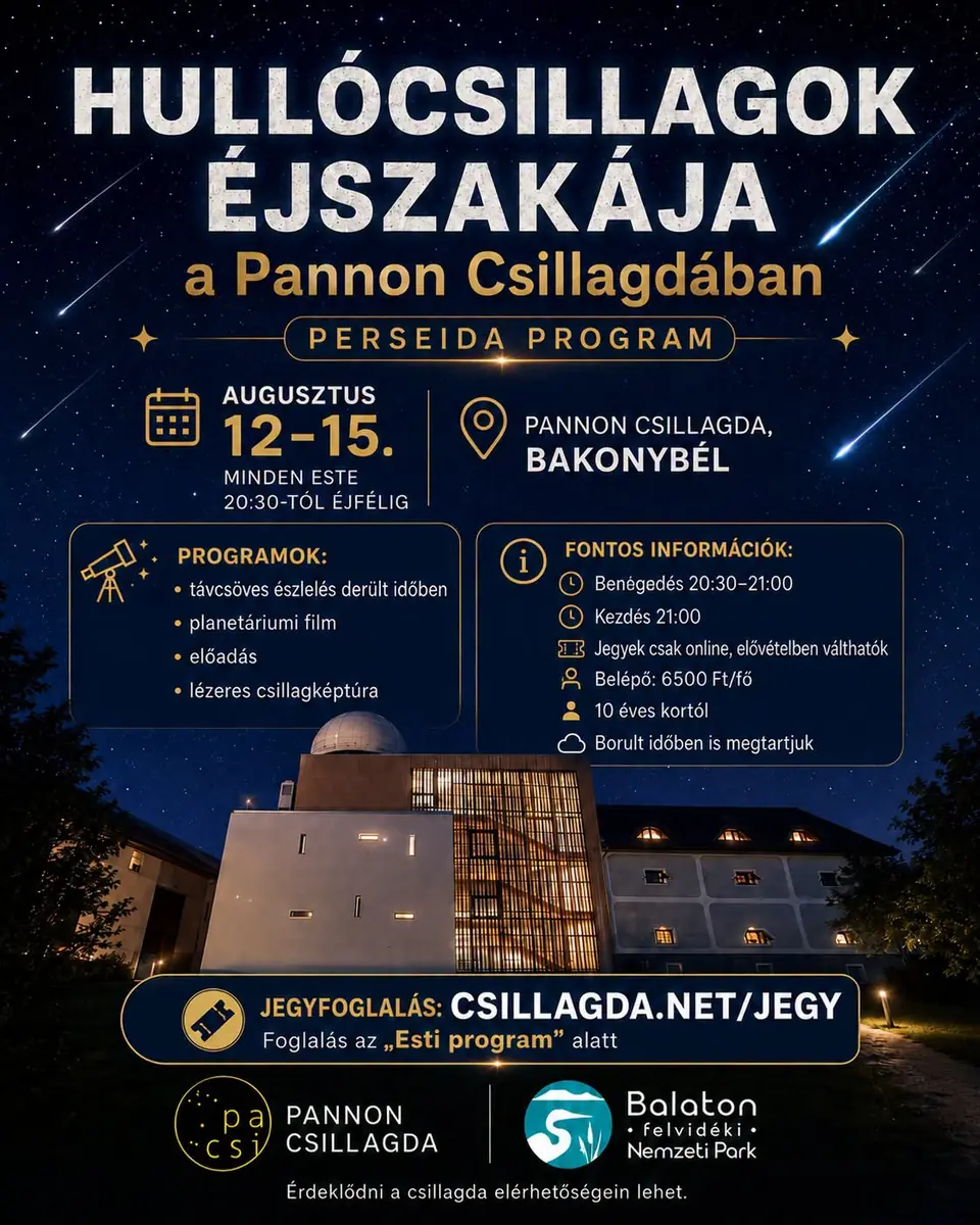 Planetáriumok világnapja · Pannon Csillagda, Bakonybél
