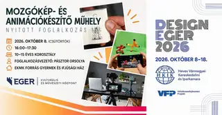 DesignEger 2026 – Mozgókép és Animációkészítő műhely
