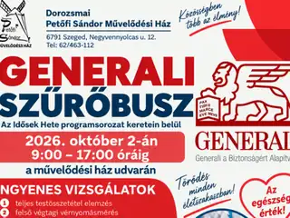 Generali Szűrőbusz a Művelődési Házban