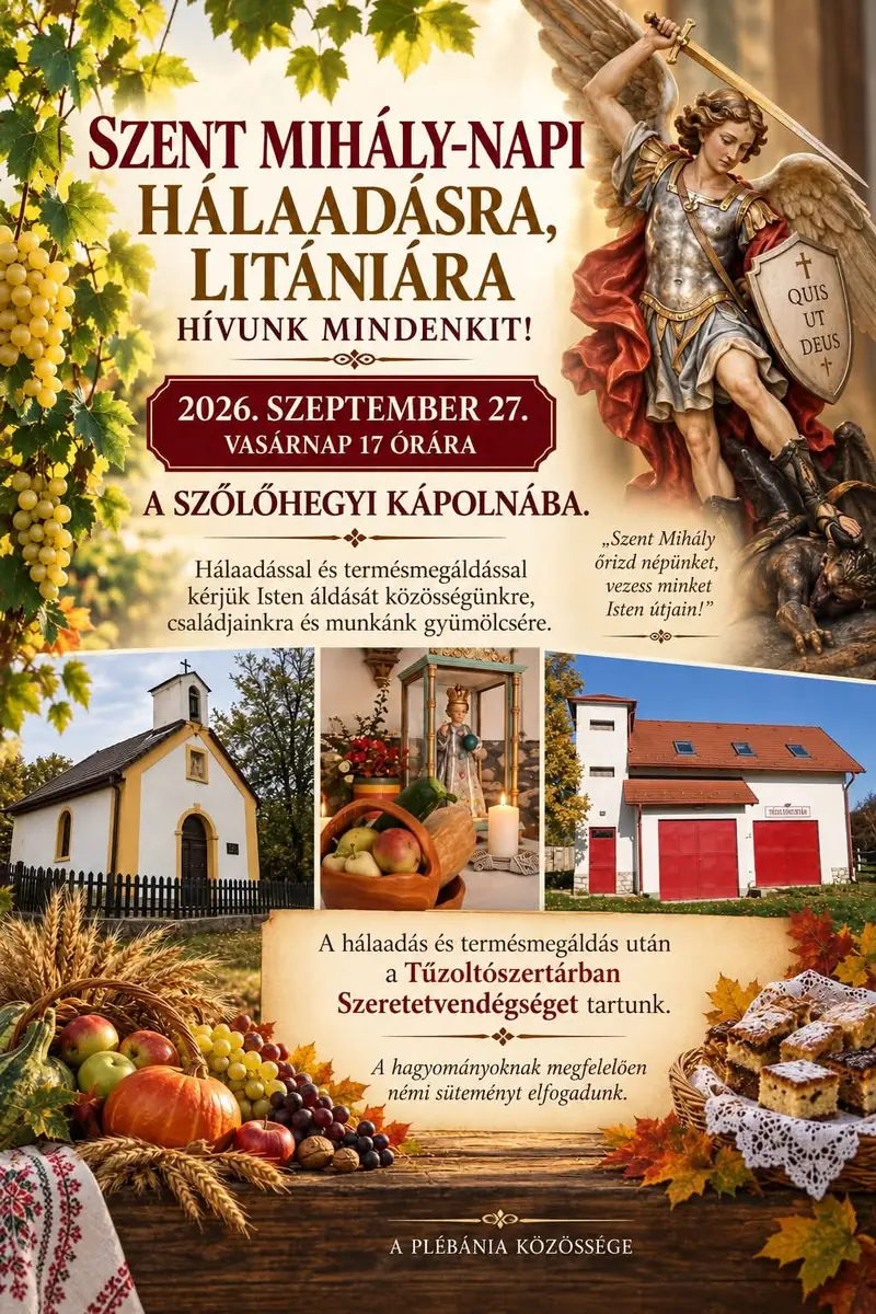 Szent Mihály napi hálaadás — Isztimér, Isztimér
