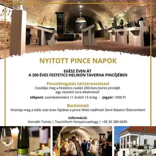 Nyitott Pince napok egész éven át
