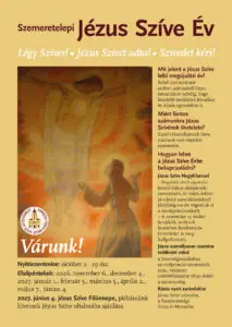 Jézus Szíve Évet hirdetünk plébániánkon — Szent István Király Templom, Vecsés