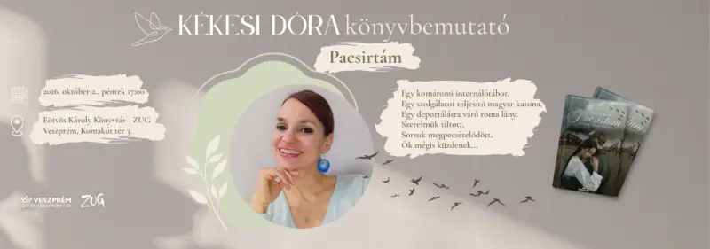 Kékesi Dóra - könyvbemutató · Eötvös Károly Megyei Könyvtár, Veszprém