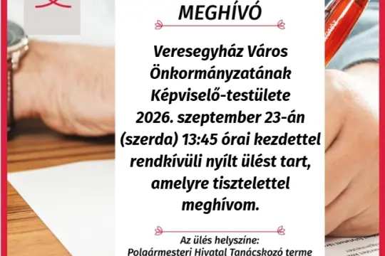 M E G H Í V Ó - Testületi ülés · Veresegyház, Veresegyház