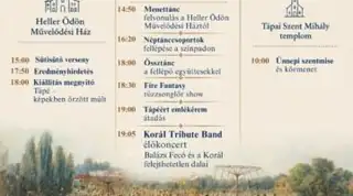 Tápéi Búcsú programsorozat