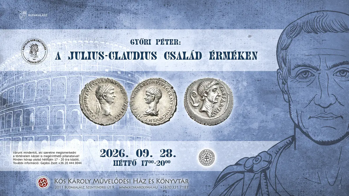 Kortalan numizmatikusok – A Julius-Claudius család érméken — Könyvtár, Budakalász