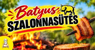 Batyus szalonnasütés