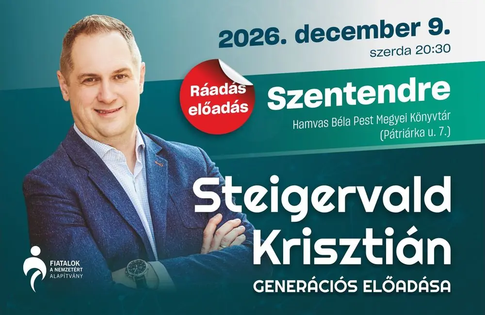 STEIGERVALD KRISZTIÁN generációs előadása RÁADÁS ELŐADÁS! — Hamvas Béla Könyvtár, Szentendre