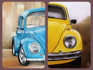 VW bogár választható képes élményfestés – Okt 11., 10:00–13:00