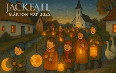 Márton-nap 2025 Kisjakabfalván – lámpások, bor és hagyományok · Jackfall Borászat, Kisjakabfalva