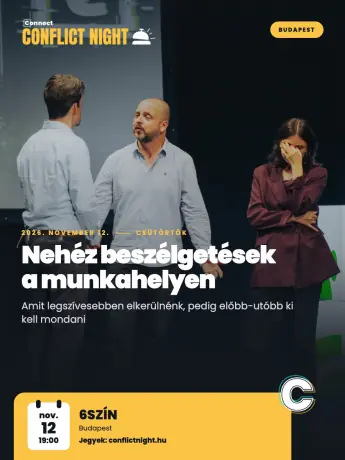 Nehéz beszélgetések a munkahelyen · 6SZÍN, Budapest