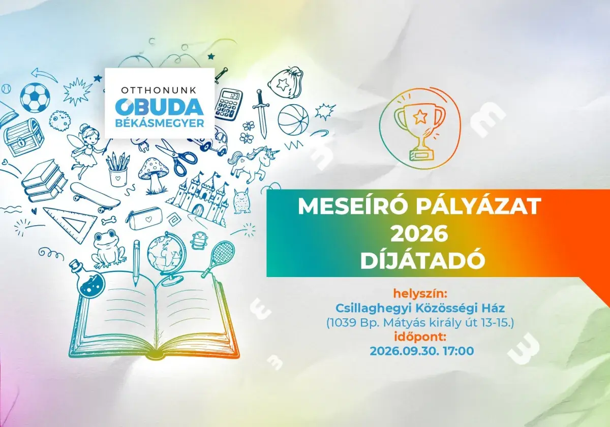 Meseíró pályázat 2026 díjátadó — ÓKK-Csillaghegyi Közösségi Ház, Budapest