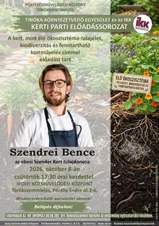 Kerti parti előadássorozat: Szendrei Bence előadása