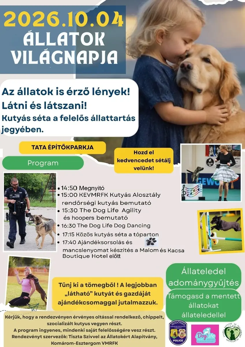 Tatai Állatbarátok Napja — Építők parkja, Tata