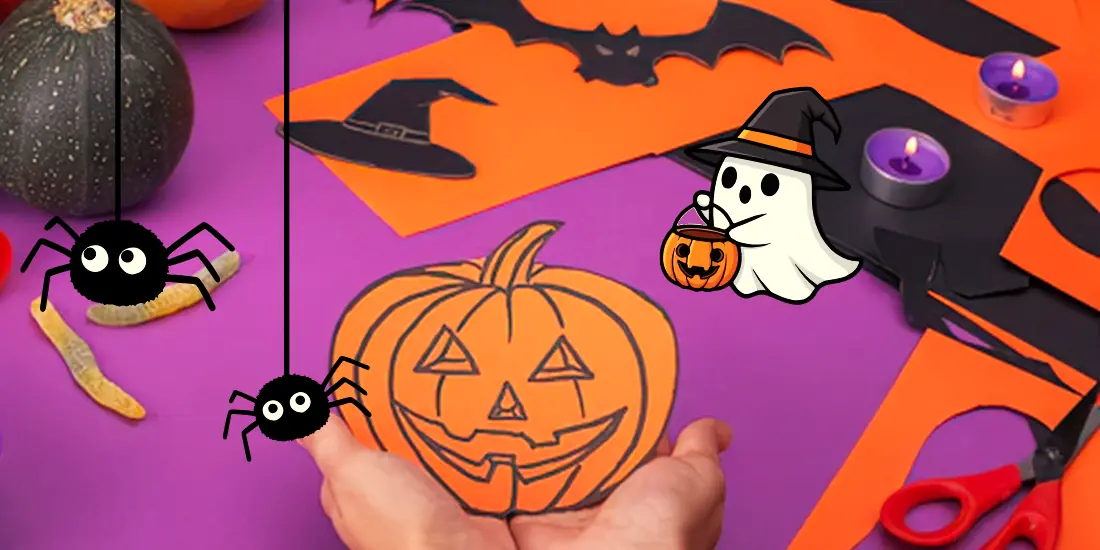 Halloweeni Móka Műhely · Óbudai Platán Könyvtár Ezüsthegyi Könyvtára, Budapest