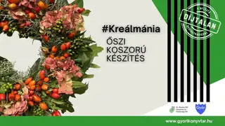 Őszi koszorú készítés