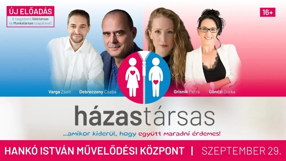 HÁZASTÁRSAS · Hankó István Művészeti Központ, Gyömrő
