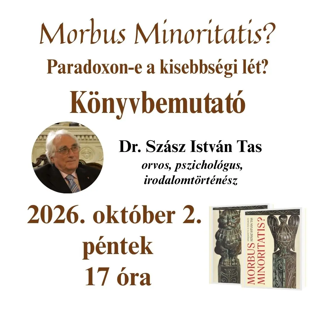 Dr. Szász István Tas – Paradoxon-e a kisebbségi lét? – Morbus Minoritatis? — Balatongyörök, Balatongyörök