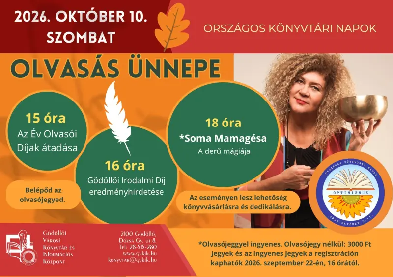 OKN - Olvasás Ünnepe — Gödöllői Városi Könyvtár És Információs Központ, Gödöllő