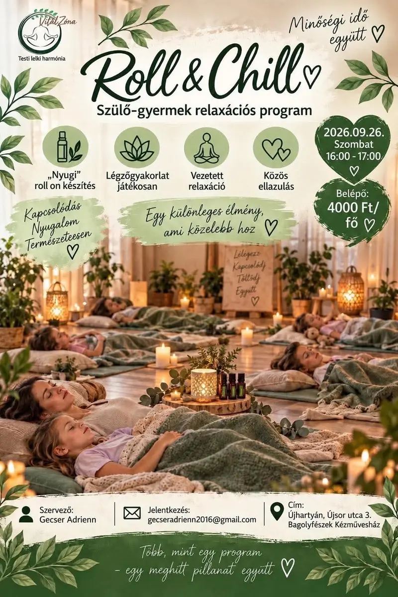Szülő-gyermek relaxációs program — Újhartyán, Újhartyán
