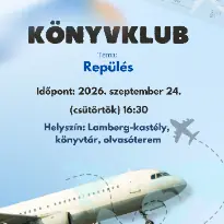 Könyvklub 2026-09-24 · Lamberg-Kastély Művelődési Központ, Könyvtár És Muzeális Kiállítóhely És Pávás Park, Mór