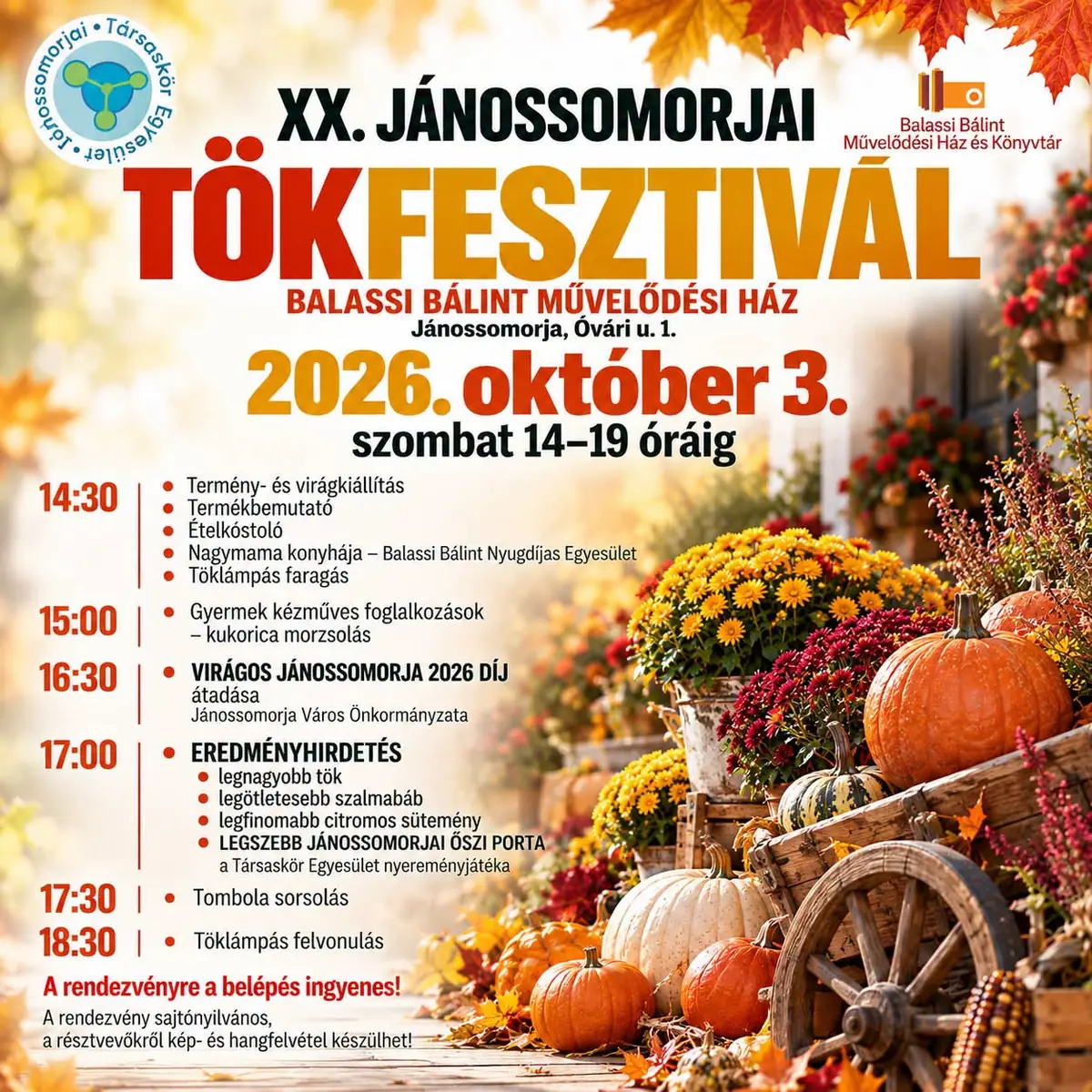 Tökfesztivál — Jánossomorja, Jánossomorja