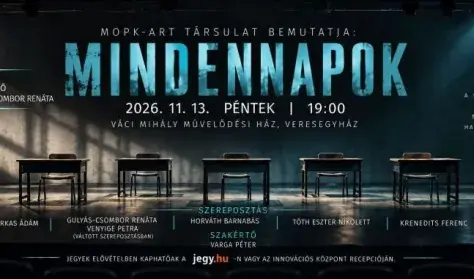 Mindennapok Színházi előadás a bullyingról interaktív narrációval · Váci Mihály Művelődési Ház, Veresegyház