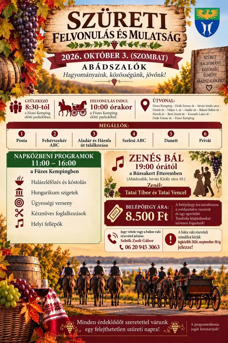 Szüreti mulatság · Abádszalók, Abádszalók