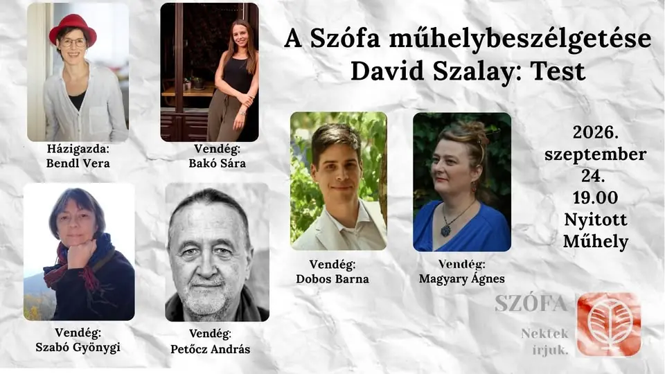 SZÓFA // MŰHELYBESZÉLGETÉSEK · nyitott műhely, Budapest