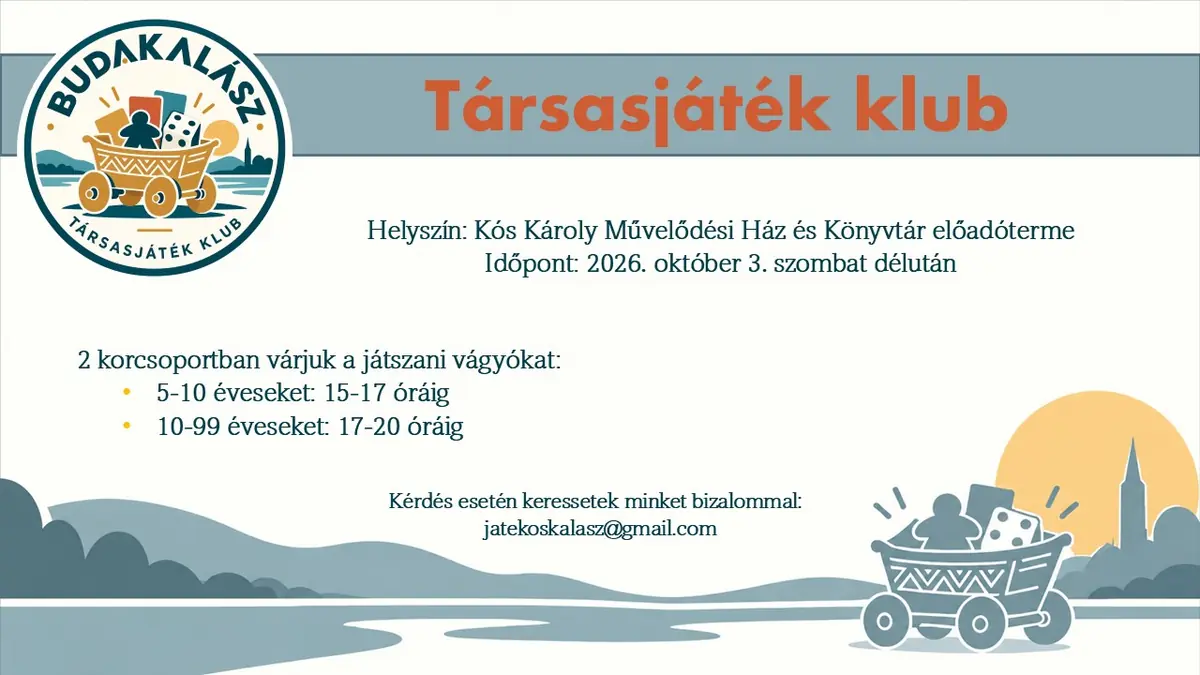 Társasjáték Klub · Előadó, Budakalász