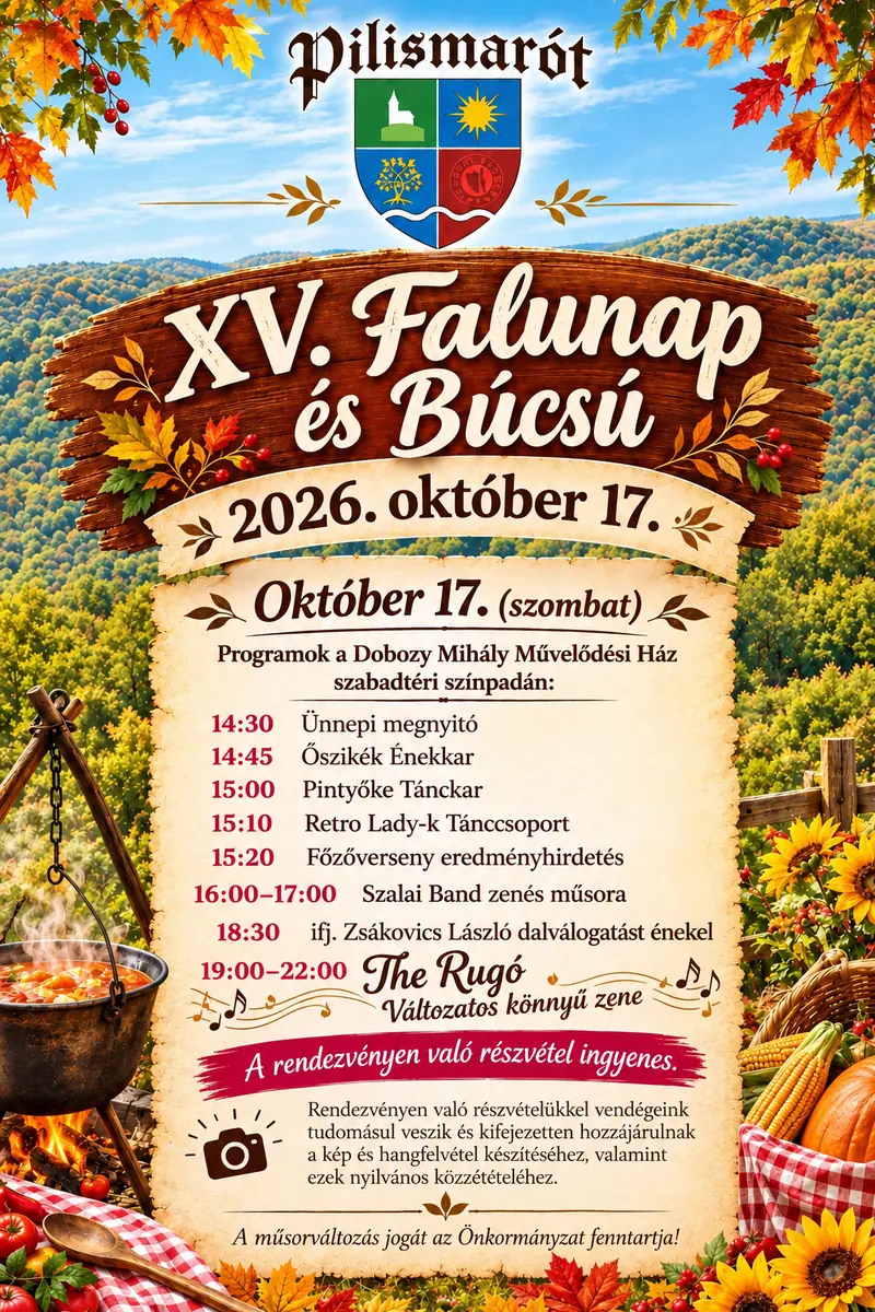 XV. Pilismaróti Falunap És Búcsú · Pilismarót, Pilismarót