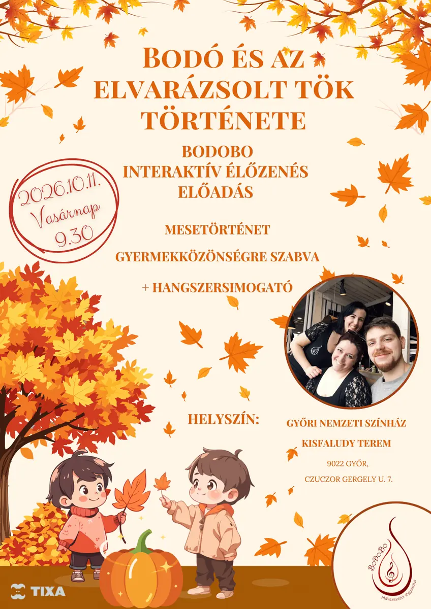 Bodó és az elvarázsolt tök története · Győri Nemzeti Színház, Győr