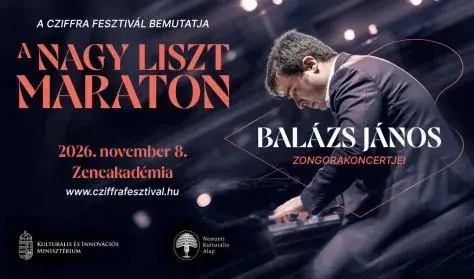 A Nagy Liszt Maraton, Balázs János zongorakoncert, — Zeneakadémia, Budapest