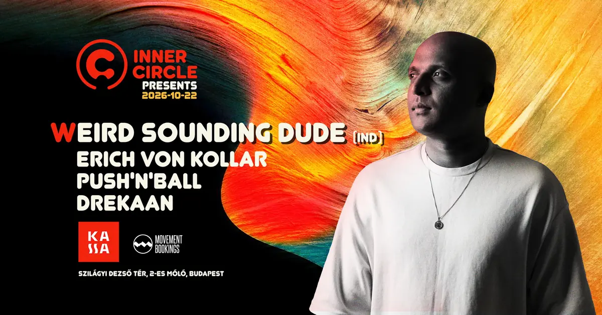 Inner Circle Budapest pres. Weird Sounding Dude, Cage Room · Kassa Boat, Budapest