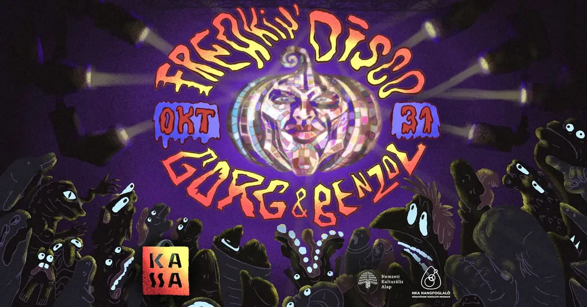 Freakin' Disco, Gorg & Benzol @ KASSA Halloween · Kassa Boat, Budapest