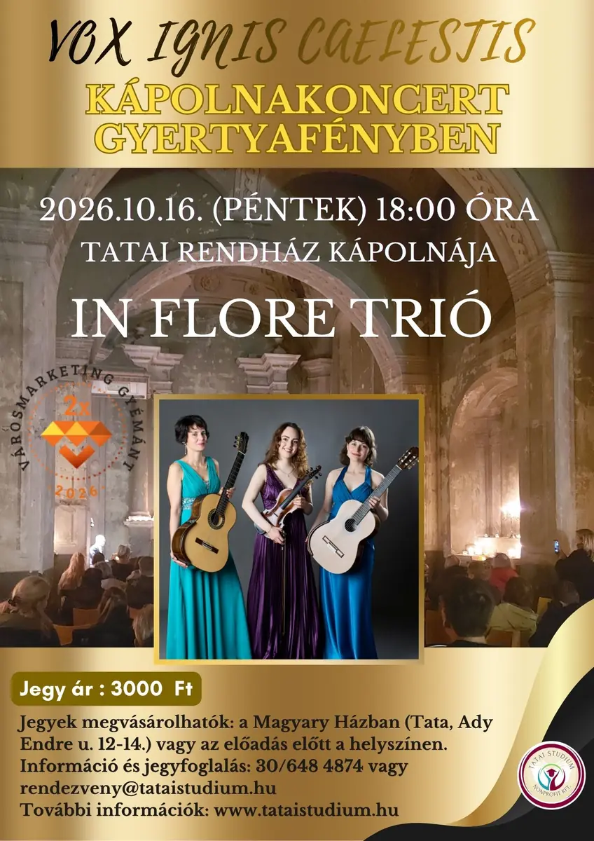 Gyertyafényes kápolnakoncert a Piarista Rendházban · Piarista Rendház, Tata