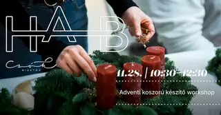 Adventi koszorú készítő workhsop
