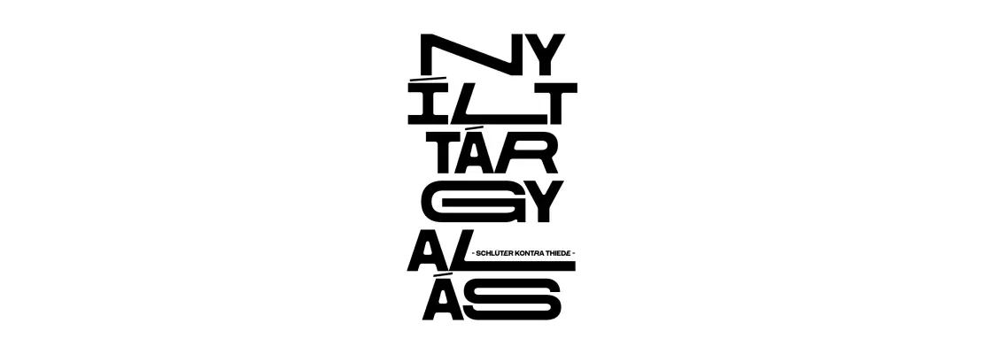 Nyílt tárgyalás - Schlüter kontra Thiede - — Katona József Színház, Budapest