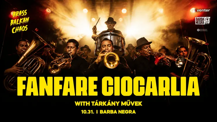 FANFARE CIOCARLIA LIVE with Tárkány Művek — Barba Negra, Budapest
