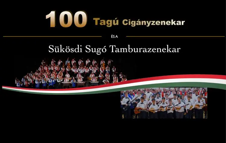 100 Tagú Cigányzenekar Sükösdi SUGO Tamburazenekar — Csermák József Rendezvénycsarnok, Tapolca