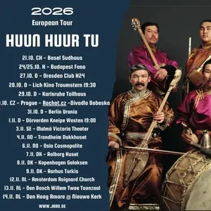 Huun-Huur-Tu — Fonó Budai Zeneház, Budapest