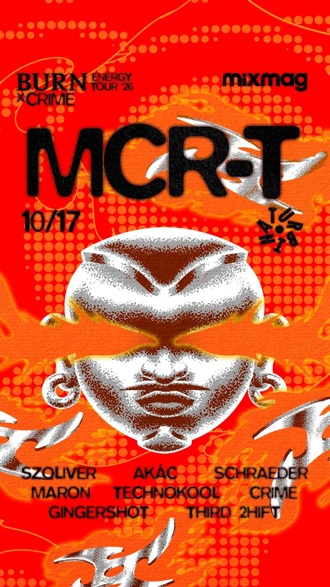Crime x Burn Energy Tour with MCR-T — Turbina, Budapest