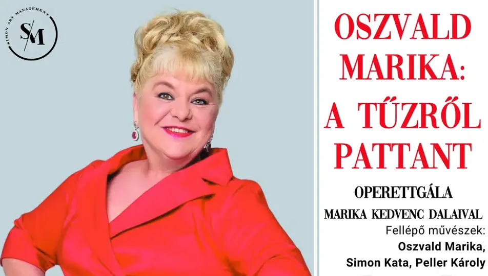 Oszvald Marika – Tűzről pattant — Aba-Novák Agóra Kulturális Központ, Szolnok