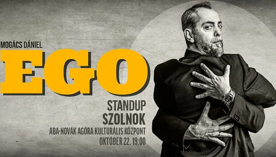 EGO – Mogács Dániel önálló estje, mikrofonpróba: Feiszt Viktor — Aba-Novák Agóra Kulturális Központ, Szolnok